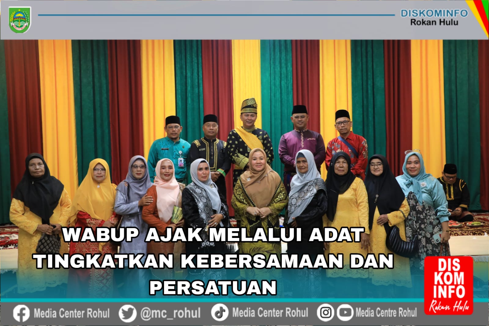 Wabup Ajak Melalui Adat Tingkatkan Kebersamaan dan Persatuan